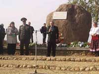 Выступление Савченкова В.Д. на открытии памятника